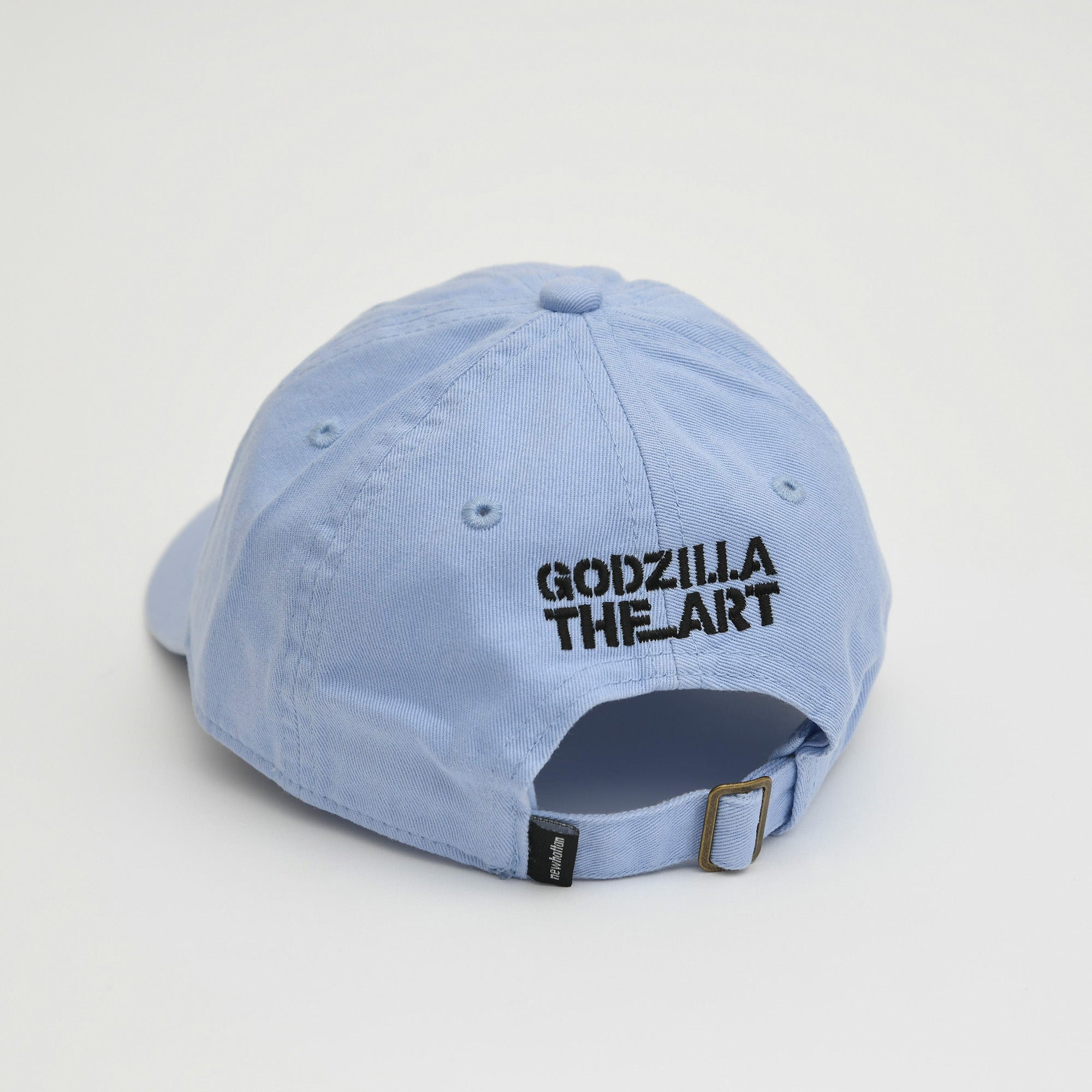 godzilla-the-art-baseball-cap-youth-kappe-blau-bestickt image 2