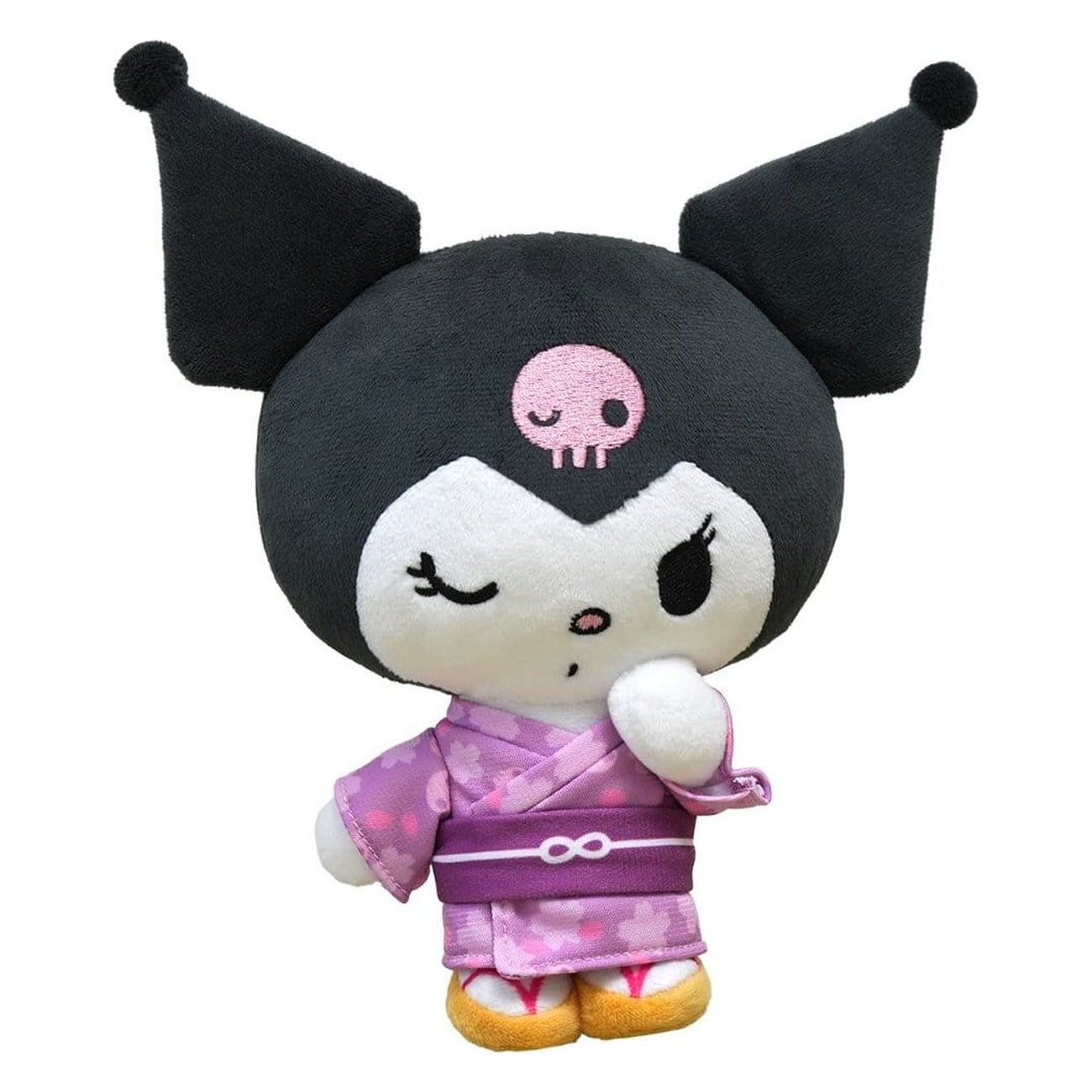 elbenwald-sanrio-kuromi-kimono-pl-schfigur-22-cm-polyester image 1
