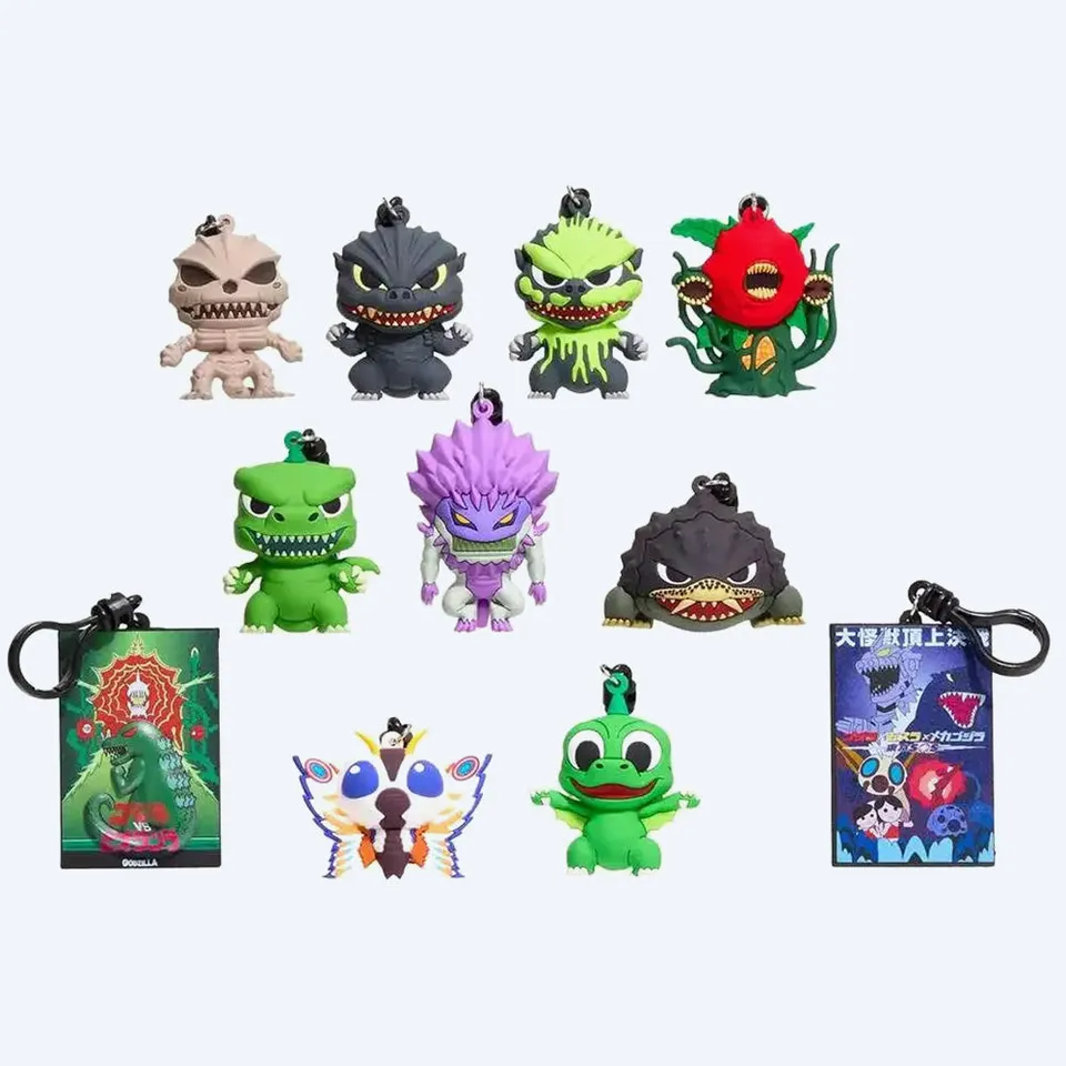 godzilla-collectibles-3d-foam-bag-clip-serie-8-blind-box-schaumstoff image 1