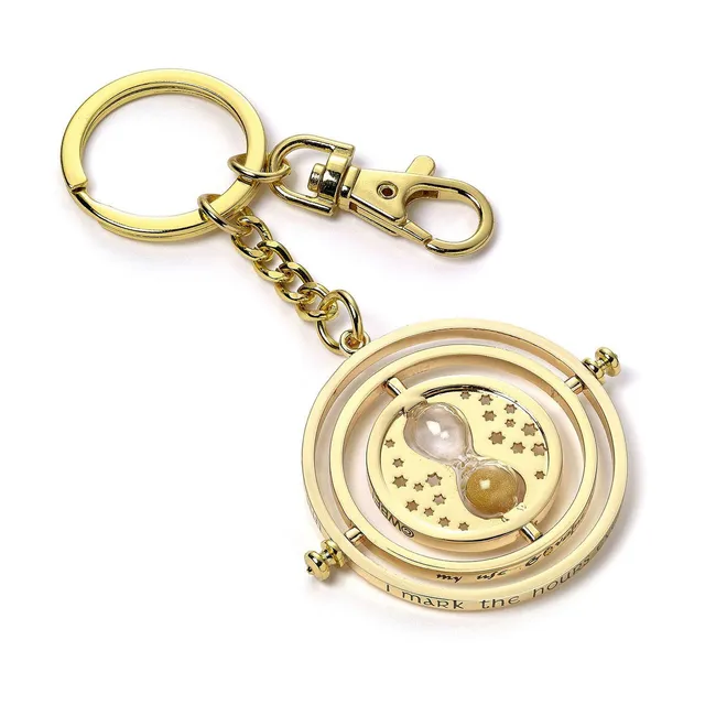 harry-potter-zeitumkehrer-schl-sselanh-nger-time-turner-gold image 1