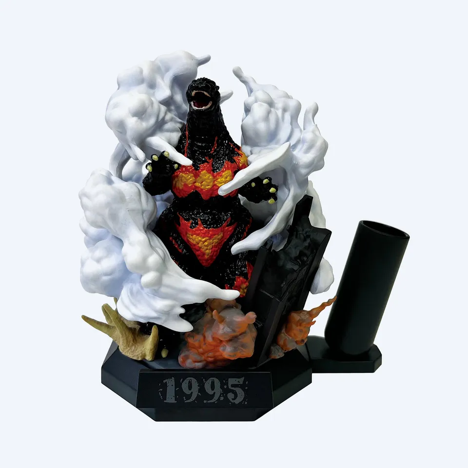 godzilla-1995-desktop-monster-pen-stand-stifthalter image 1
