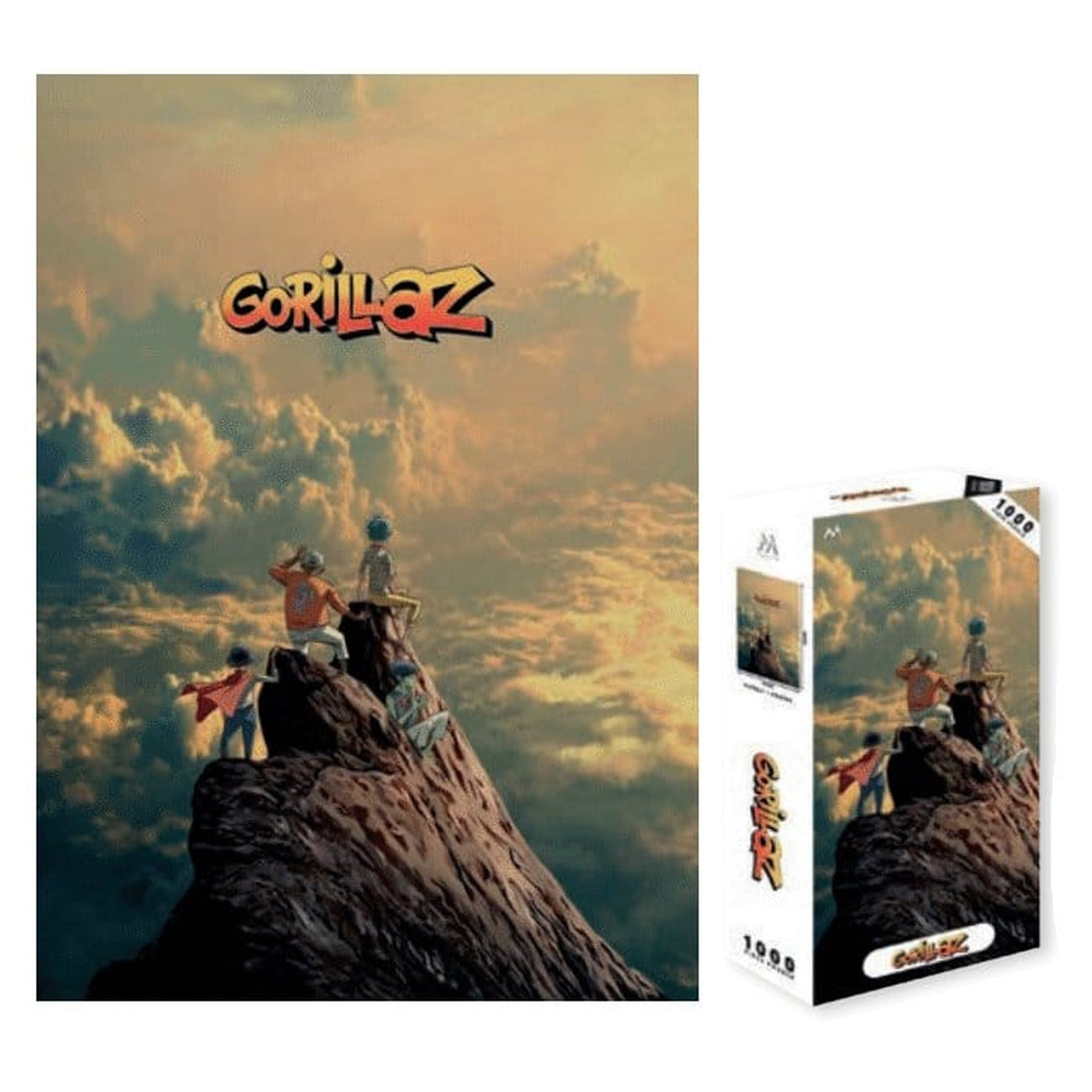 gorillaz-puzzle-1000-teile-band-motiv image 3