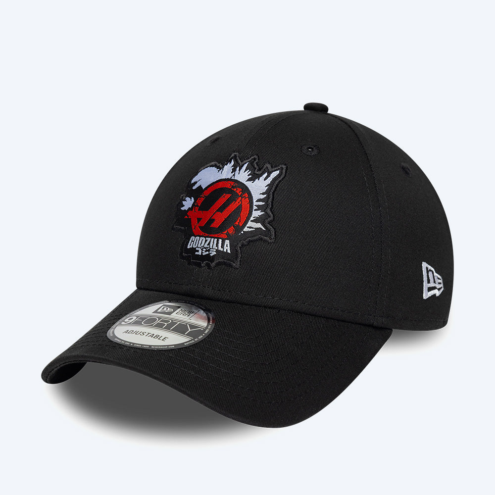 godzilla-x-haas-team-cap-schwarz-new-era-100-baumwolle image 4
