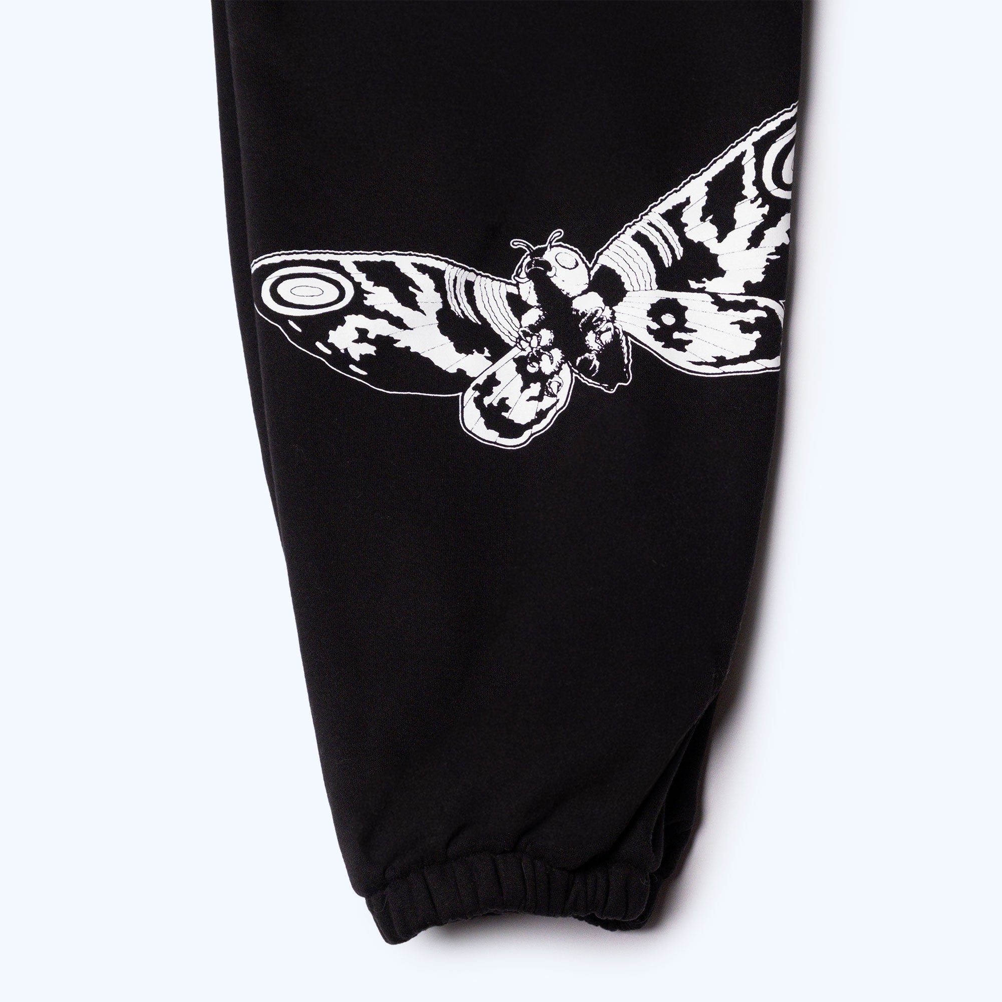 godzilla-kaiju-print-sweatpants-jogginghose-schwarz-baumwolle image 4