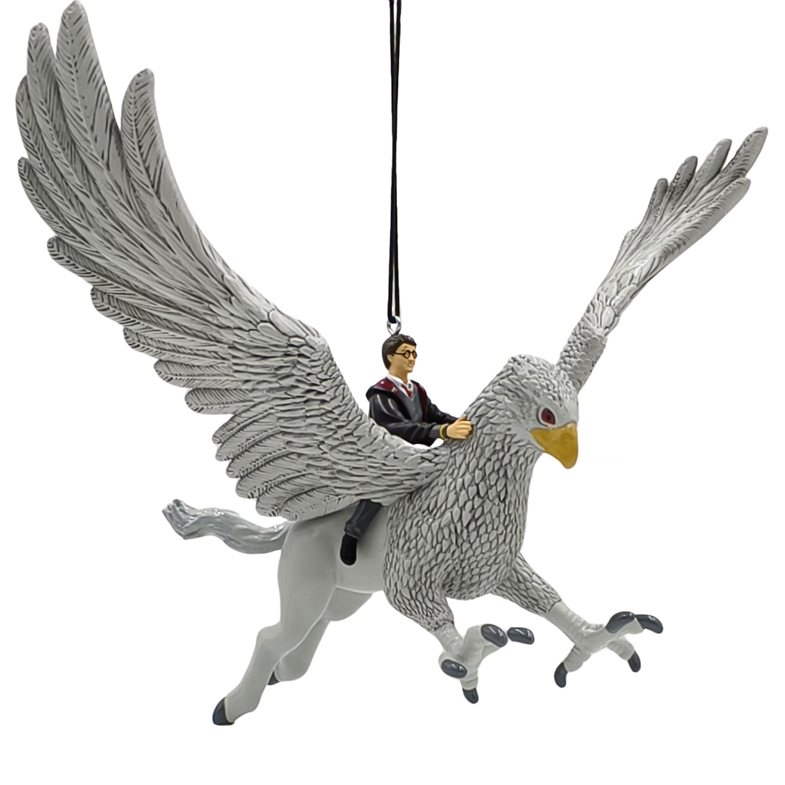 elbenwald-harry-potter-harry-mit-seidenschnabel-baumschmuck image 2