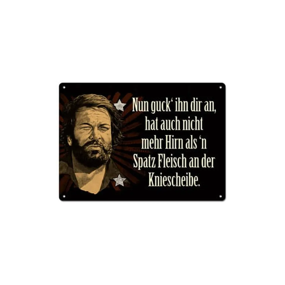 bud-spencer-blechschild-nun-guck-ihn-dir-an-10x15-cm image 1