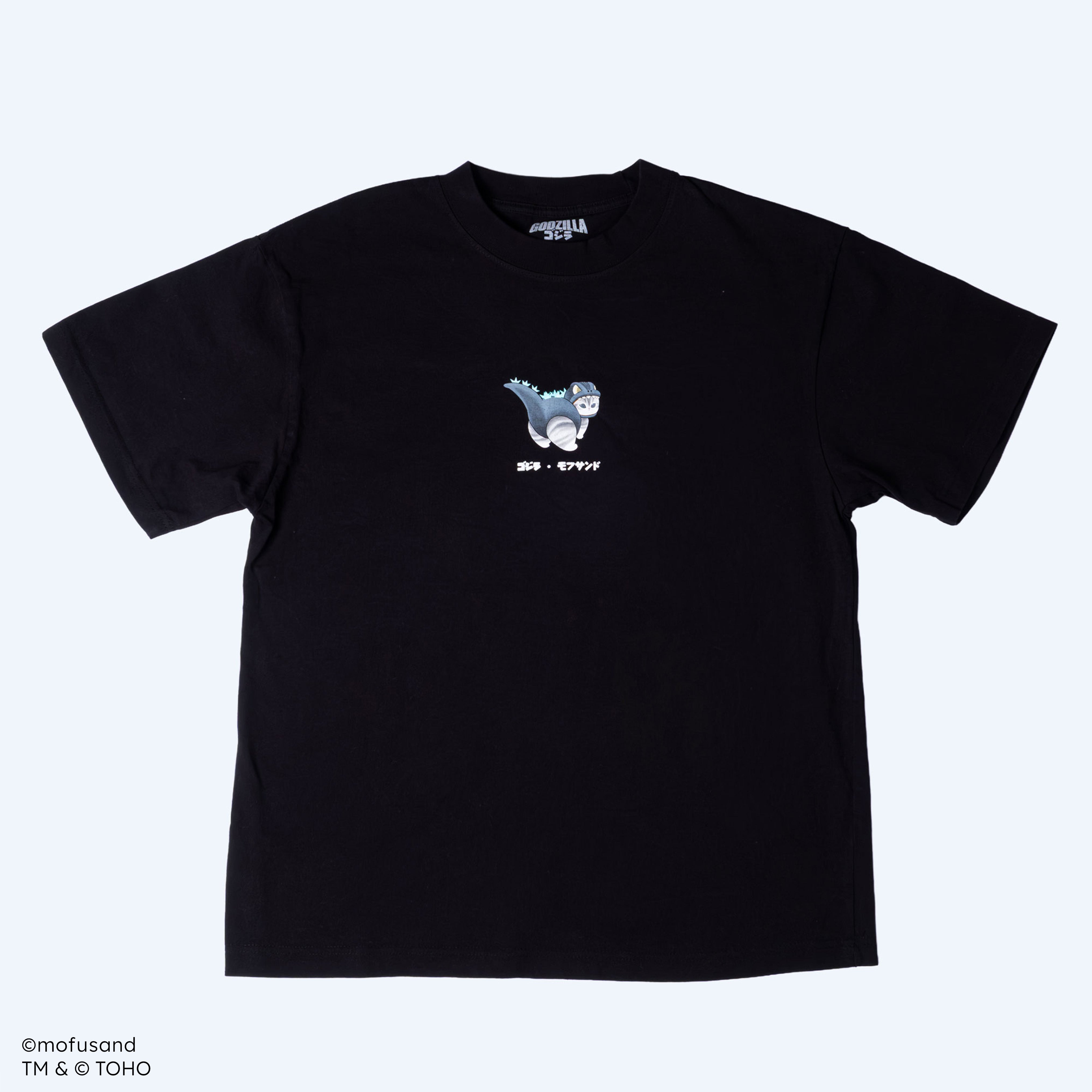 godzilla-apparel-mofusand-oversized-t-shirt-schwarz-l-baumwolle image 1