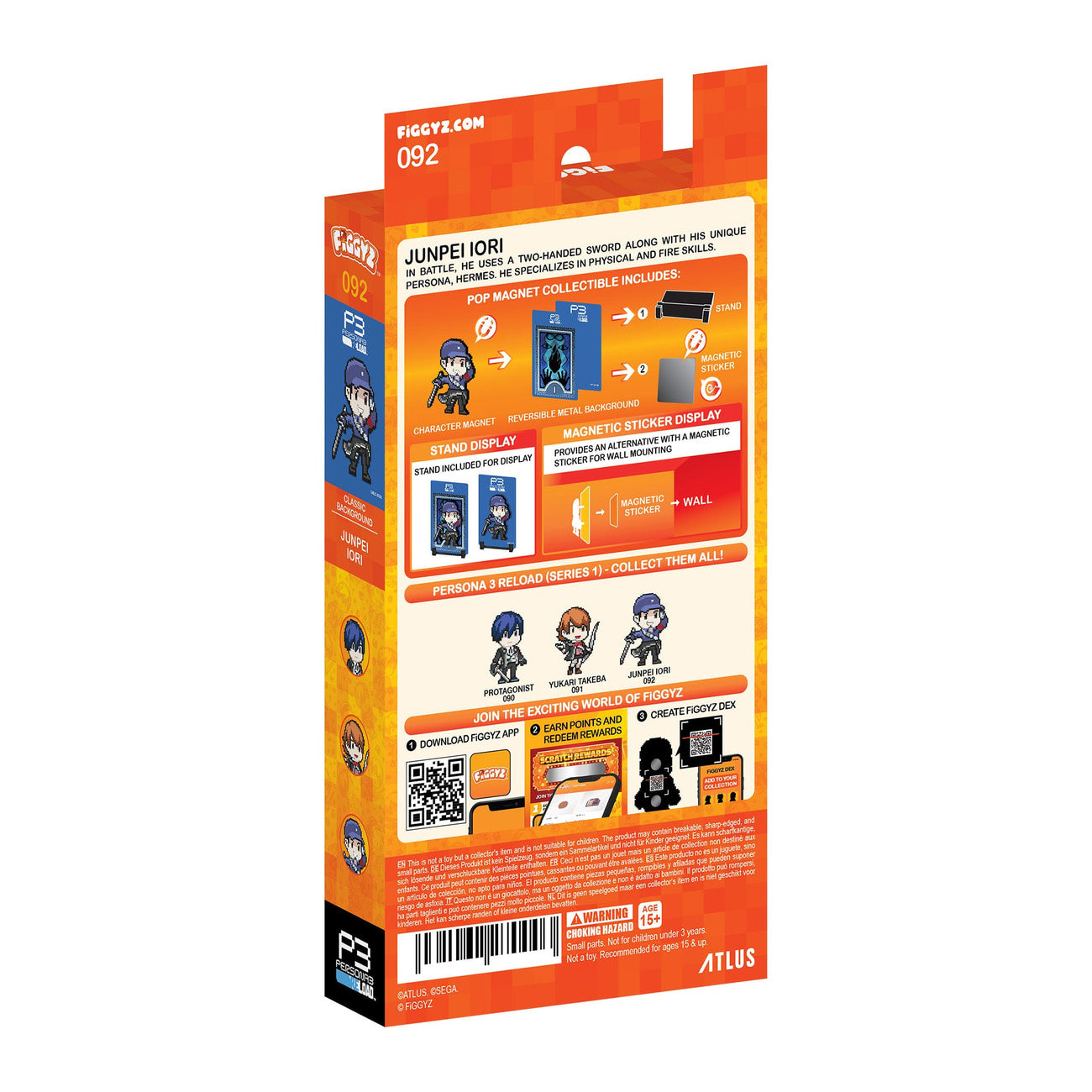persona-3-reload-figgyz-junpei-iori-magnetfigur-11-cm-pixel image 3
