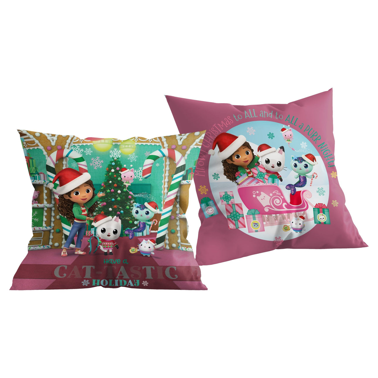 gabby-s-dollhouse-dekokissen-christmas-40x40-cm-velboa image 1