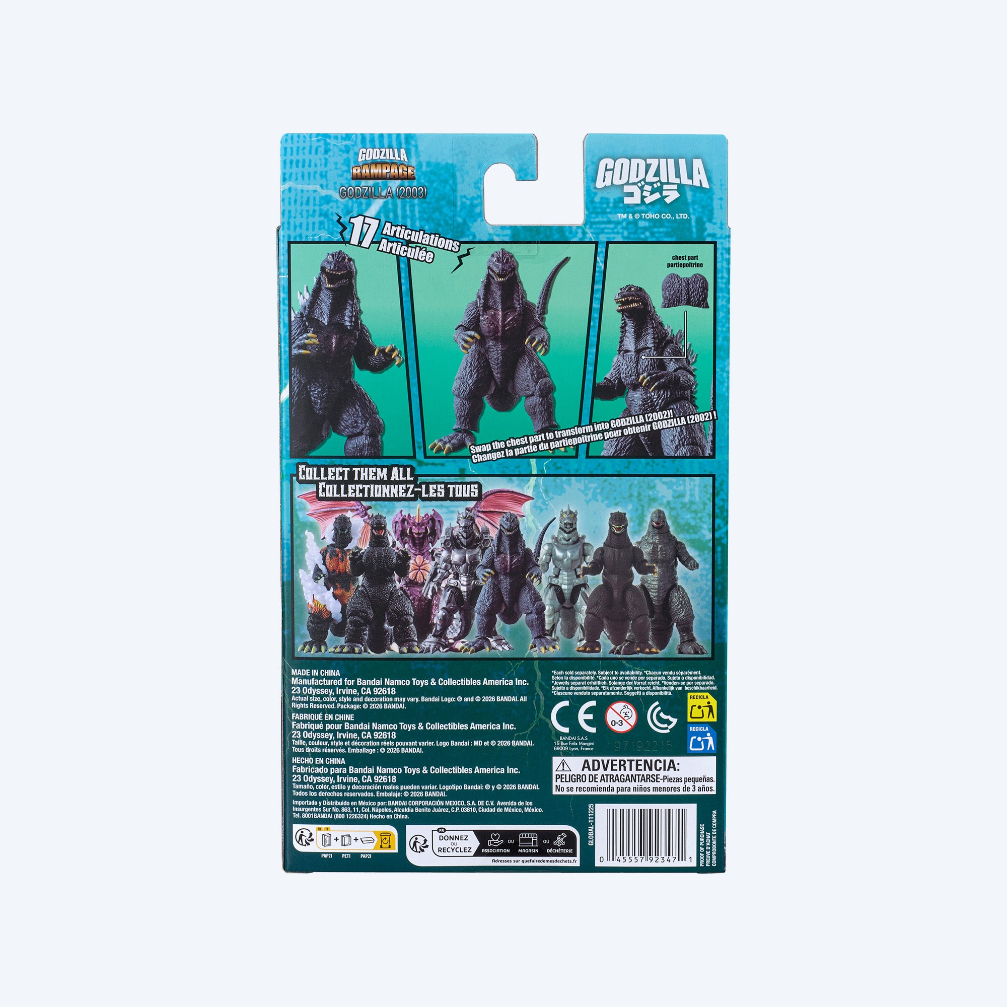 godzilla-rampage-godzilla-2003-actionfigur-15-cm-beweglich image 3
