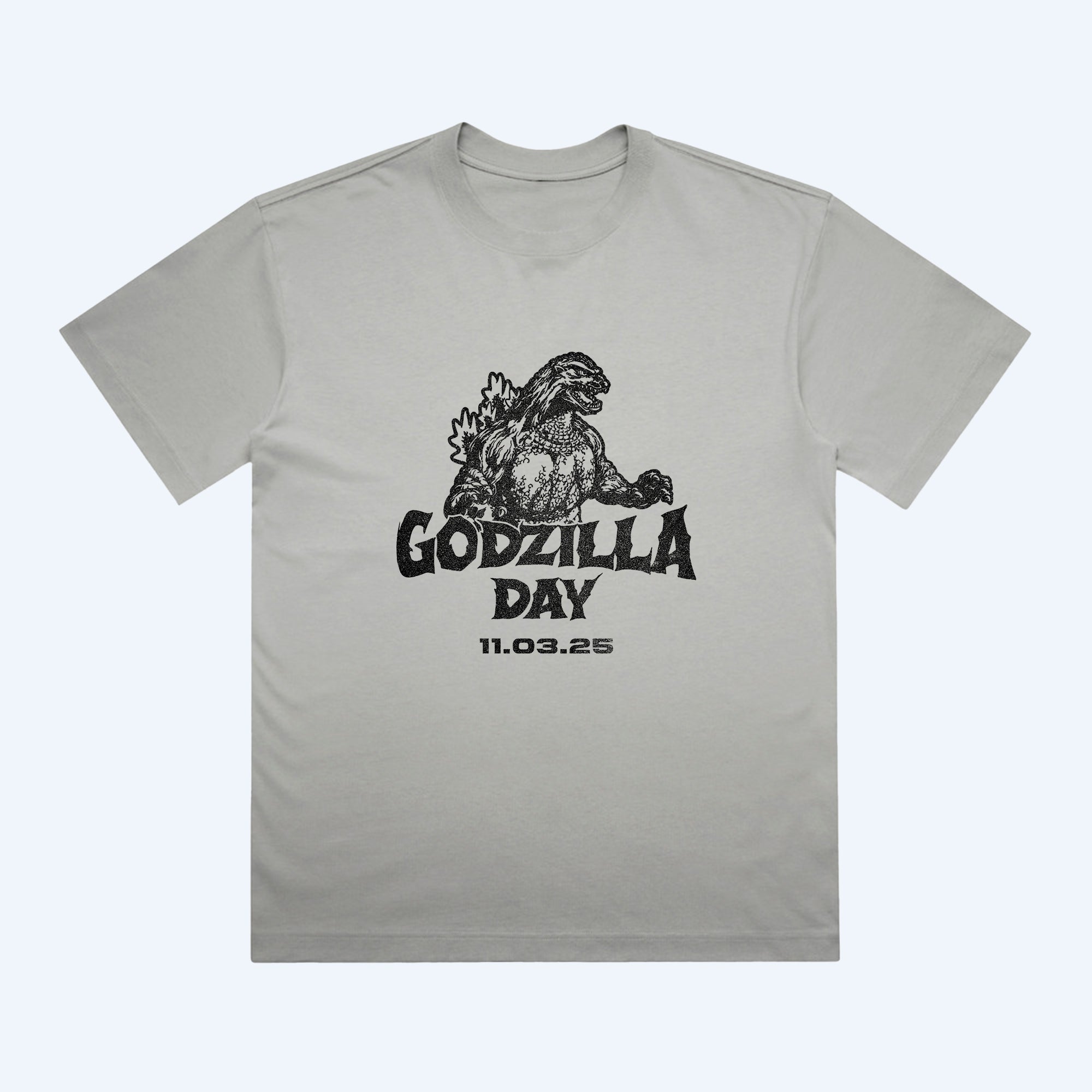 godzilla-day-2025-t-shirt-grau-baumwolle-collector-s-4xl image 1