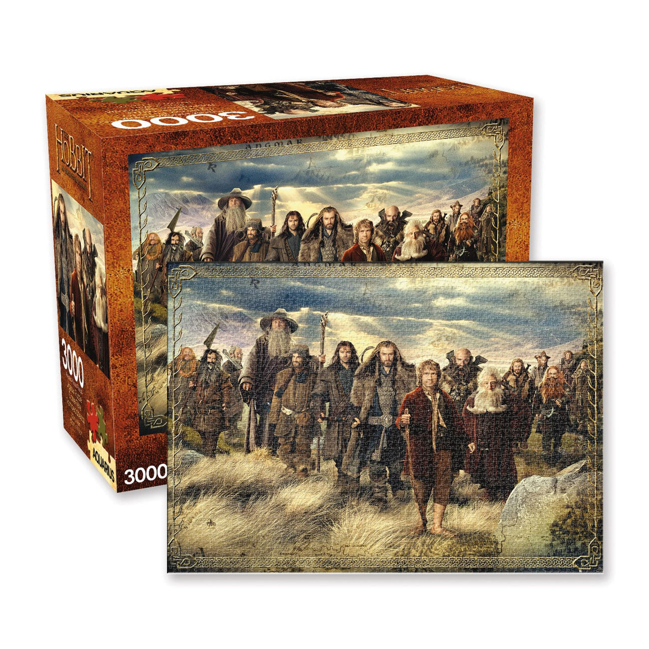 der-hobbit-unerwartete-reise-puzzle-map-3000-teile image 1