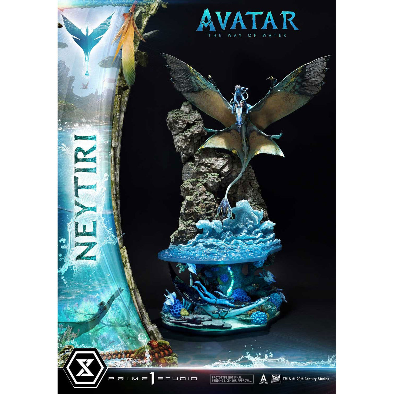 avatar-way-of-water-neytiri-statue-77-cm-led-figur image 1