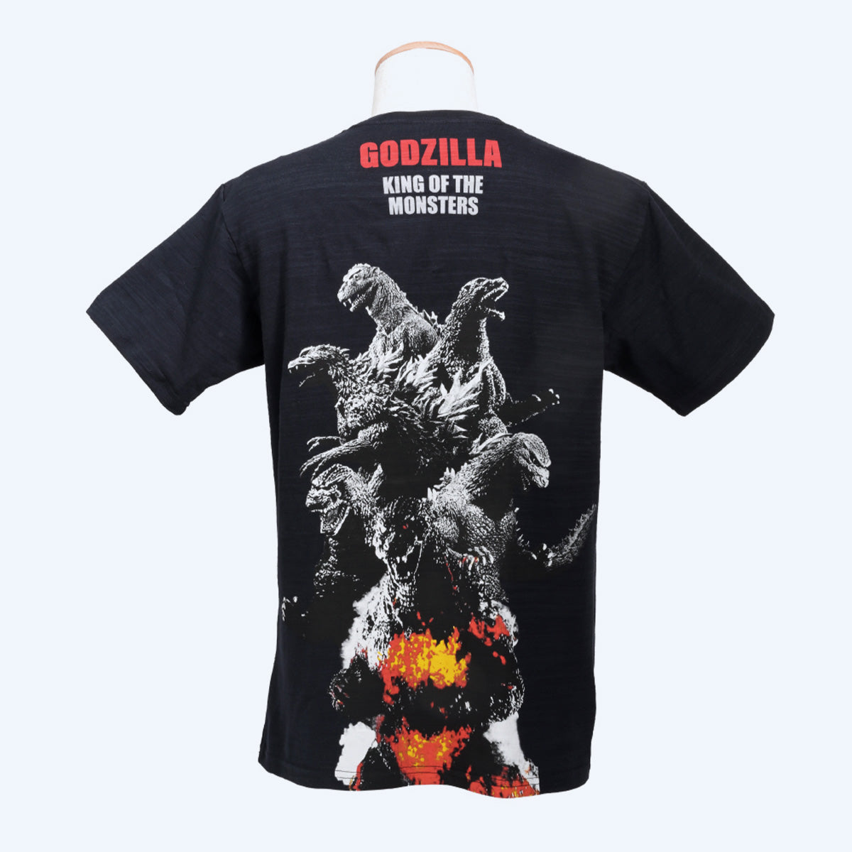 godzilla-x-folkart-evolutions-t-shirt-schwarz-baumwolle image 1
