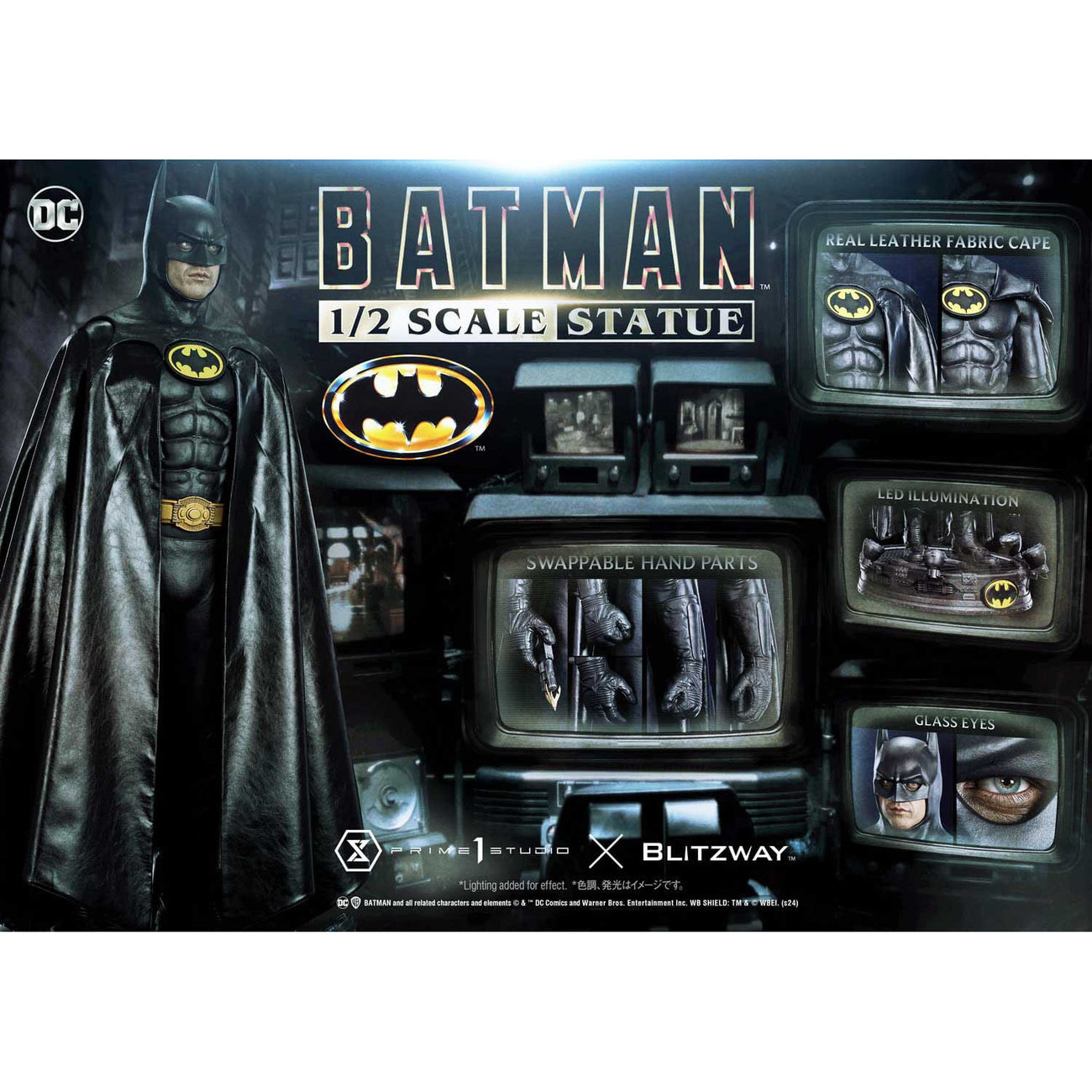 dc-comics-batman-1989-statue-106-cm-polystone image 2