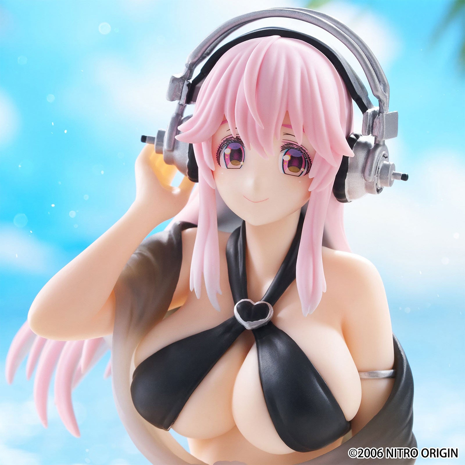 super-sonico-noodle-stopper-figur-swimsuit-black-10-cm image 3