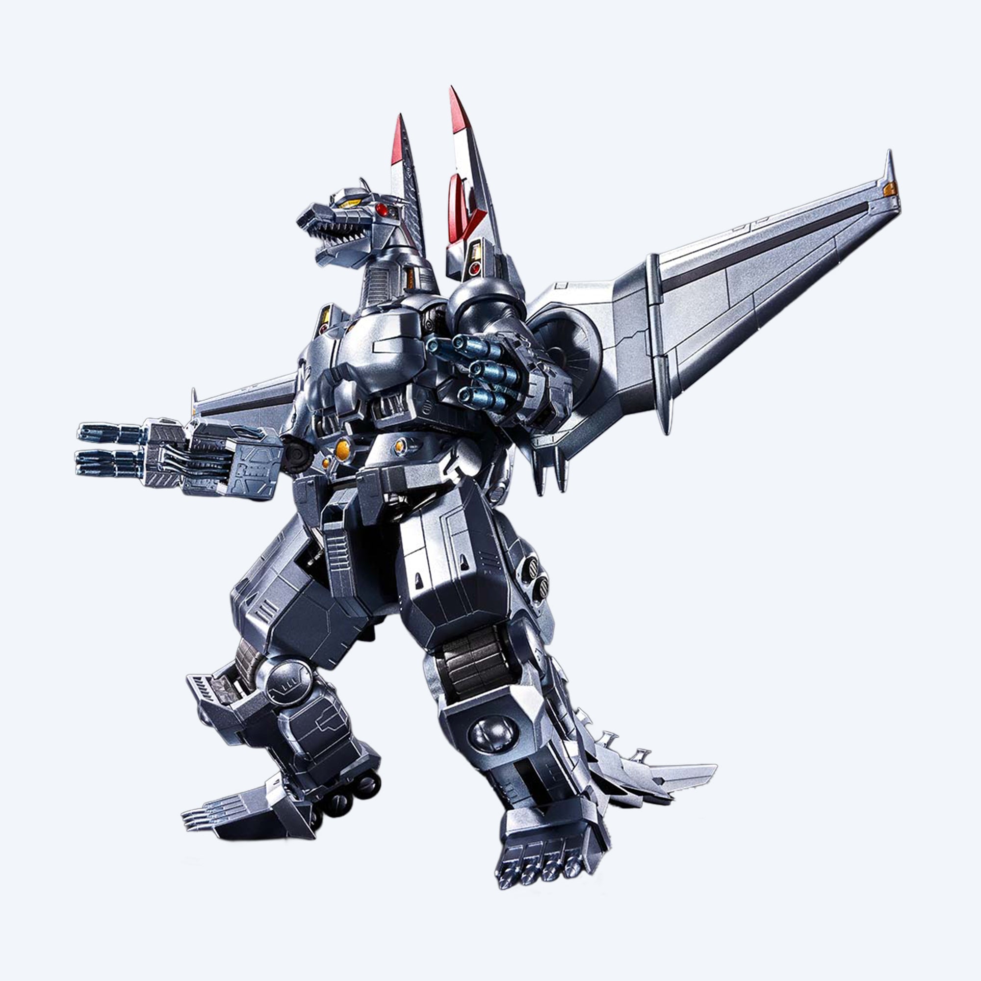 godzilla-mechagodzilla-ohrai-poster-chogokin-figur-bluish-silber image 1