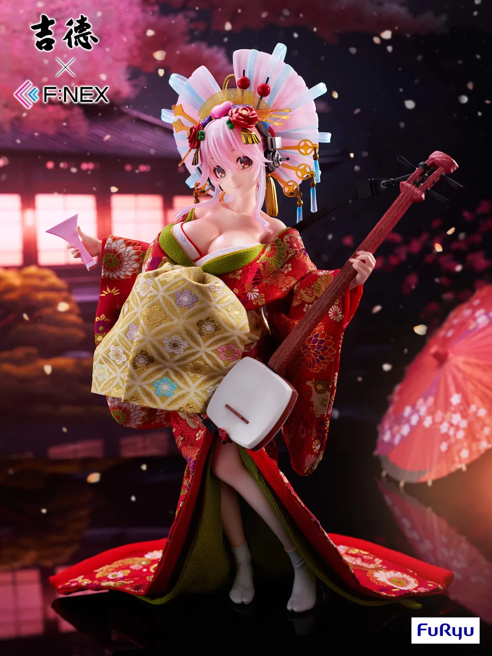 furyu-f-nex-super-sonico-figur-1-4-japanpuppe-kimono image 1