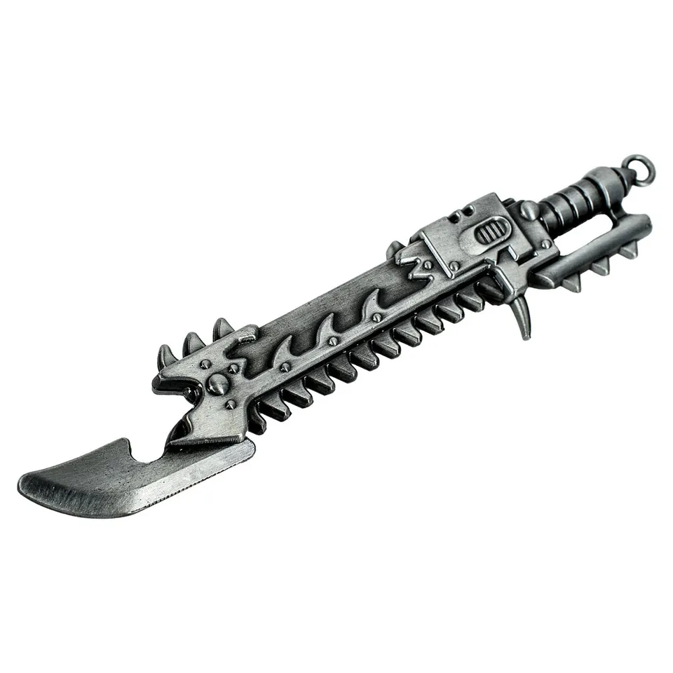 warhammer-40-000-chaos-chainsword-flaschen-ffner-metall image 1