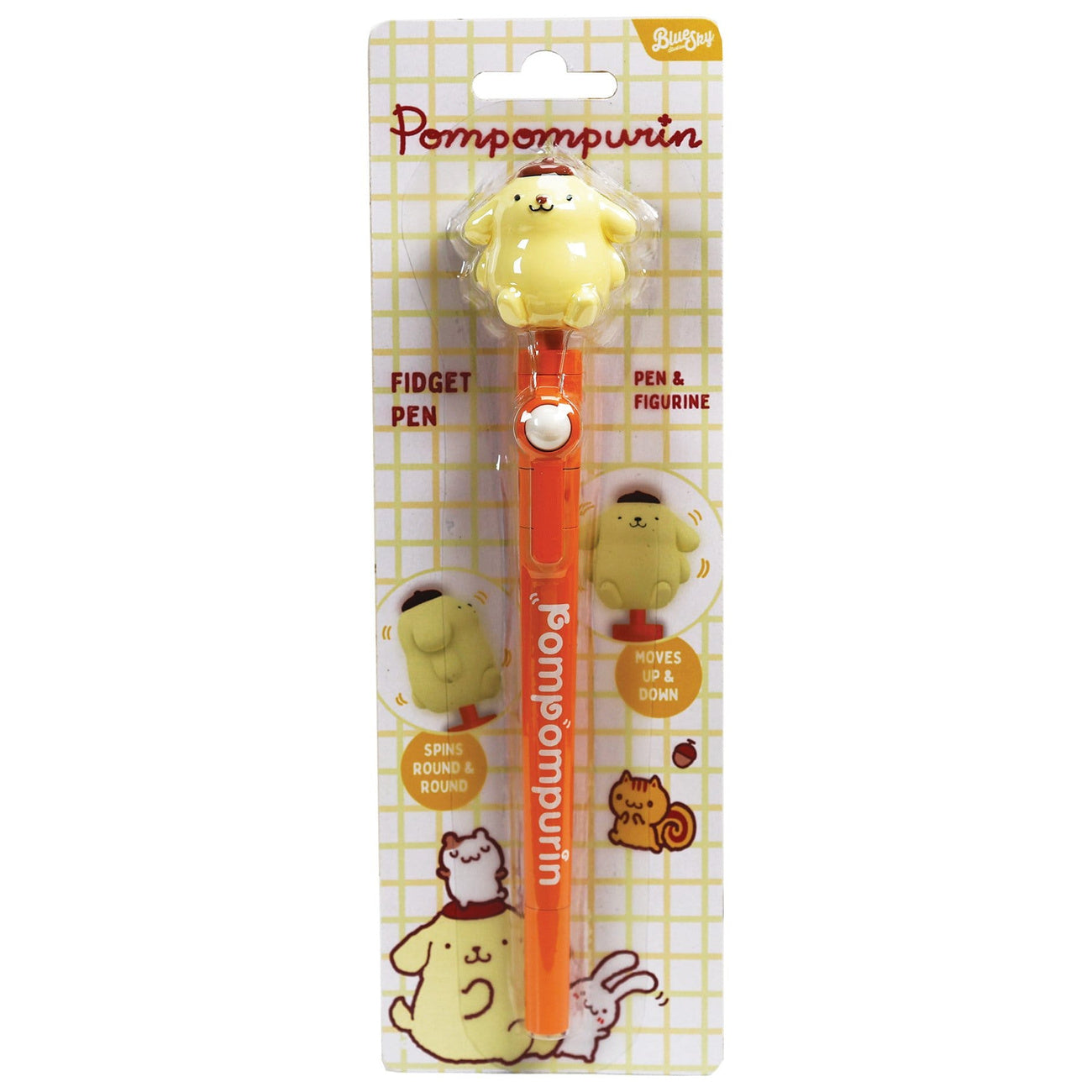 elbenwald-sanrio-fidget-kugelschreiber-pompompurin-orange-stift image 2