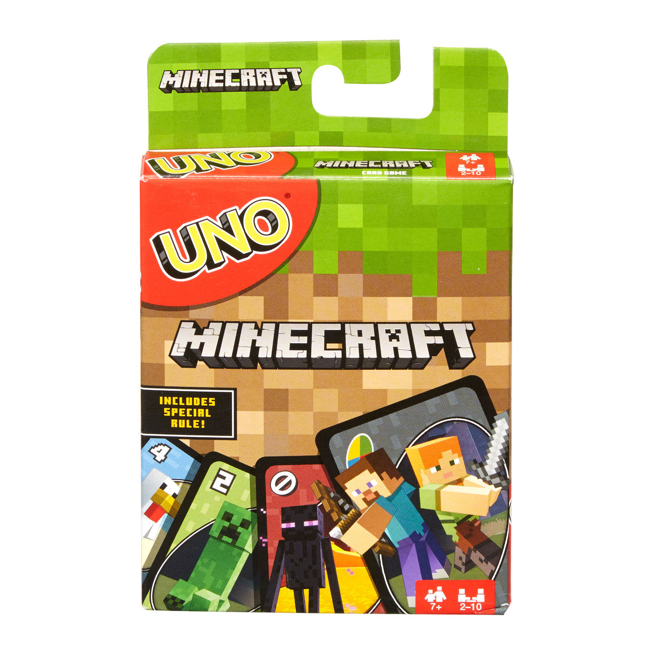 elbenwald-minecraft-uno-kartenspiel-112-karten-ab-7-jahren image 1