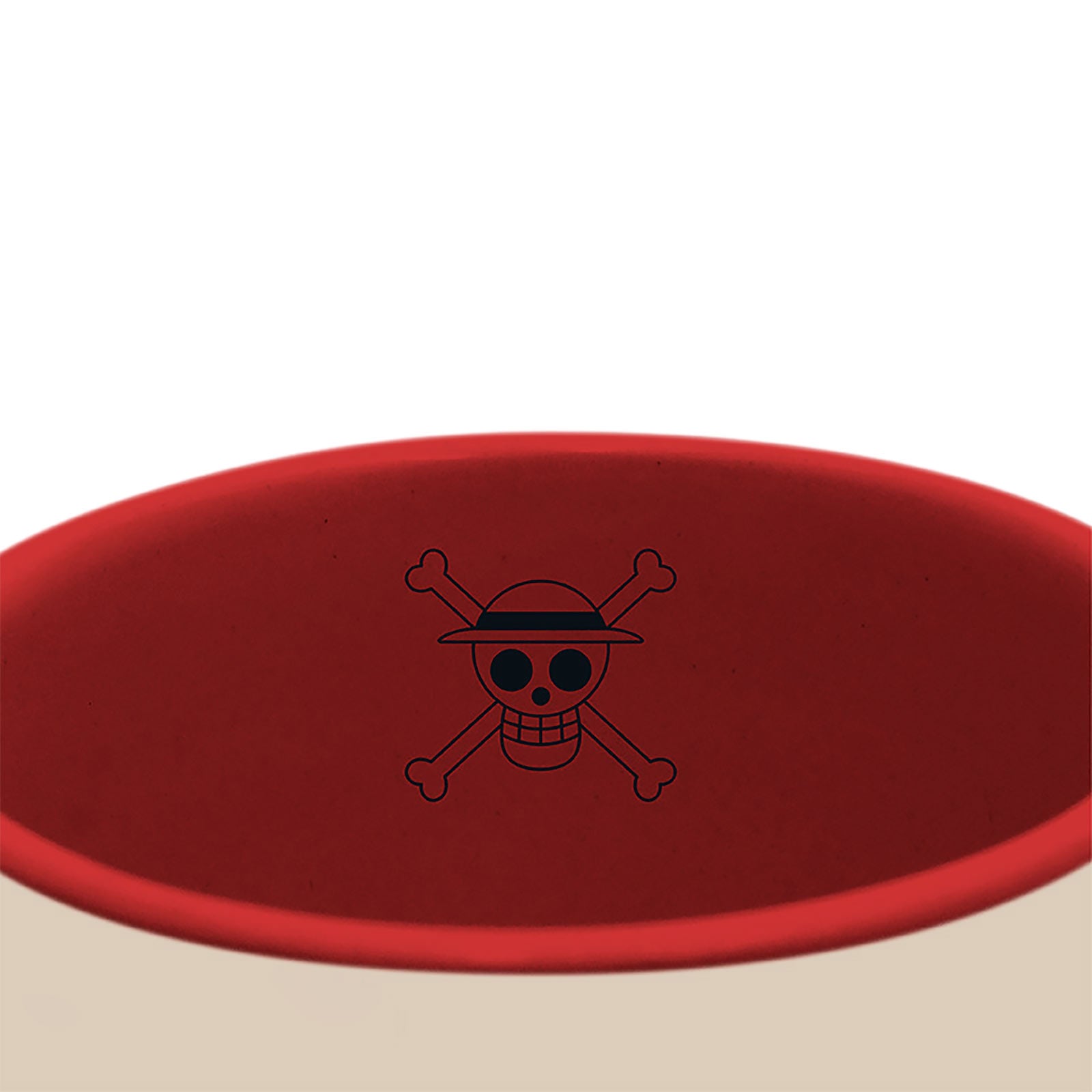 elbenwald-one-piece-wanted-luffy-tasse-460-ml-beige image 3