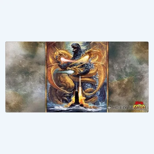 godzilla-rubber-mat-v2-vol-1782-spielmatte-vs-king-ghidorah image 1