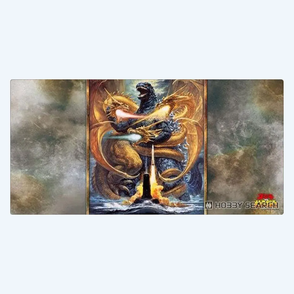 godzilla-rubber-mat-v2-vol-1782-spielmatte-vs-king-ghidorah image 1