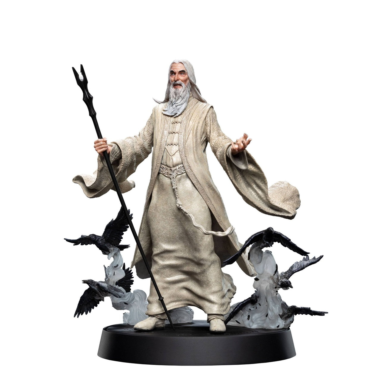 der-herr-der-ringe-saruman-der-wei-e-statue-weta-figur image 4