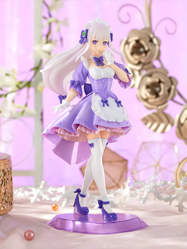 furyu-tenitol-emilia-figur-yumekawa-maid-pastell image 1
