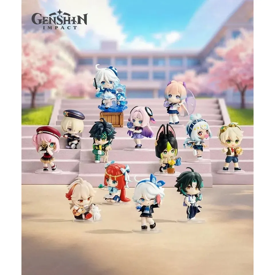 genshin-impact-academy-light-shadow-poetry-chibi-mini-figuren-12er-display image 1