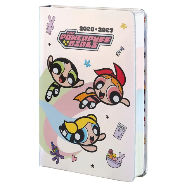 elbenwald-powerpuff-girls-planer-2026-27-a6-hardcover image 1