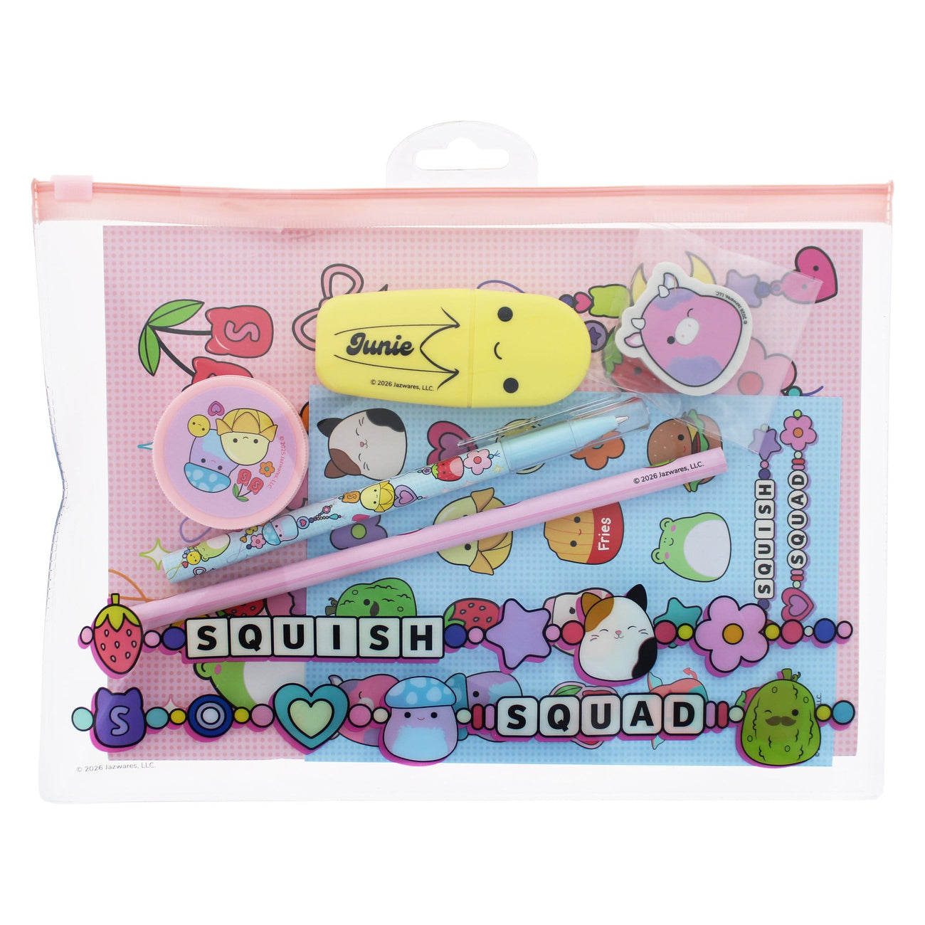 squishmallows-squish-squad-schreibset-7-teilig-bunt image 2