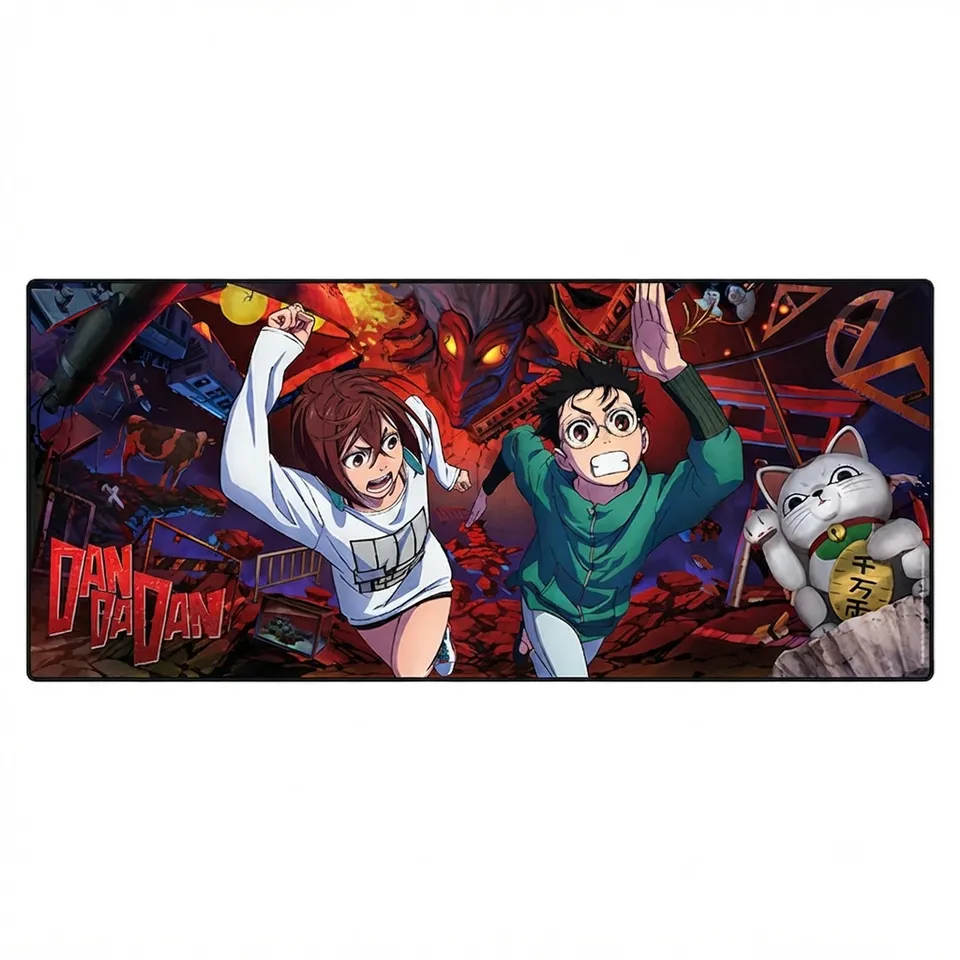 dandadan-mousepad-xxl-momo-und-okarun-anime-matte image 1