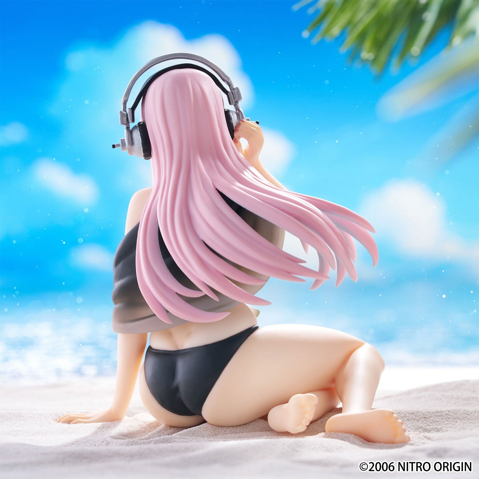 super-sonico-noodle-stopper-figur-swimsuit-black-10-cm image 2