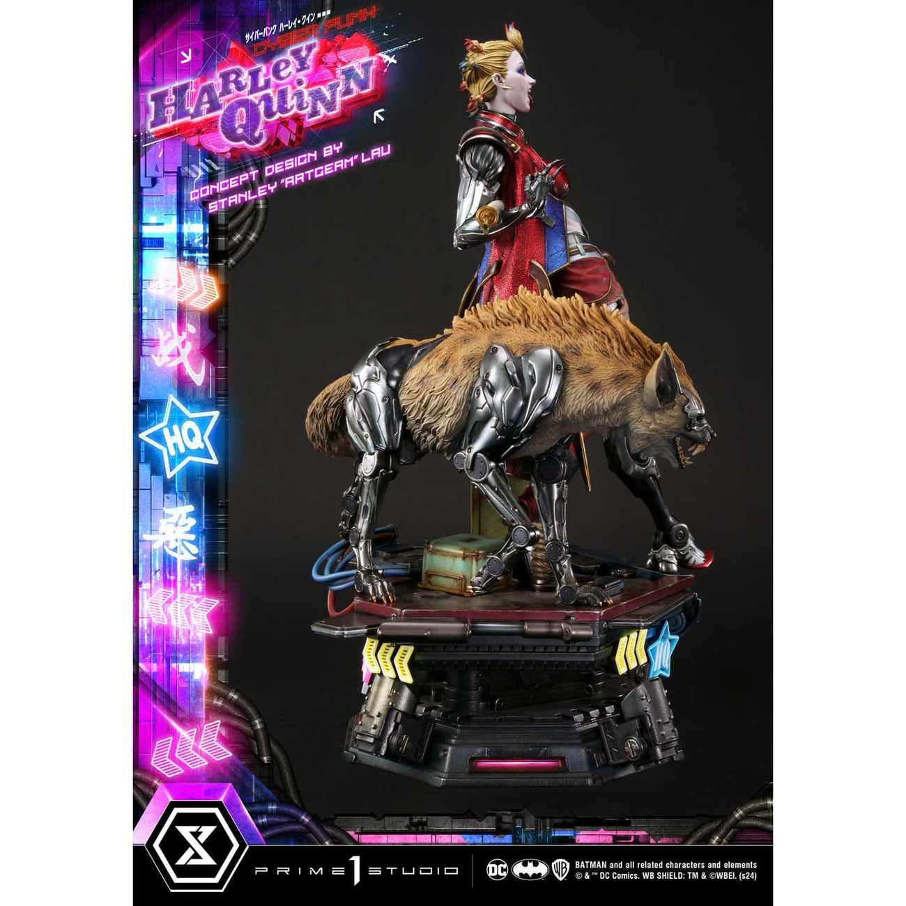 batman-ultimate-premium-masterline-cyberpunk-statue-led image 8