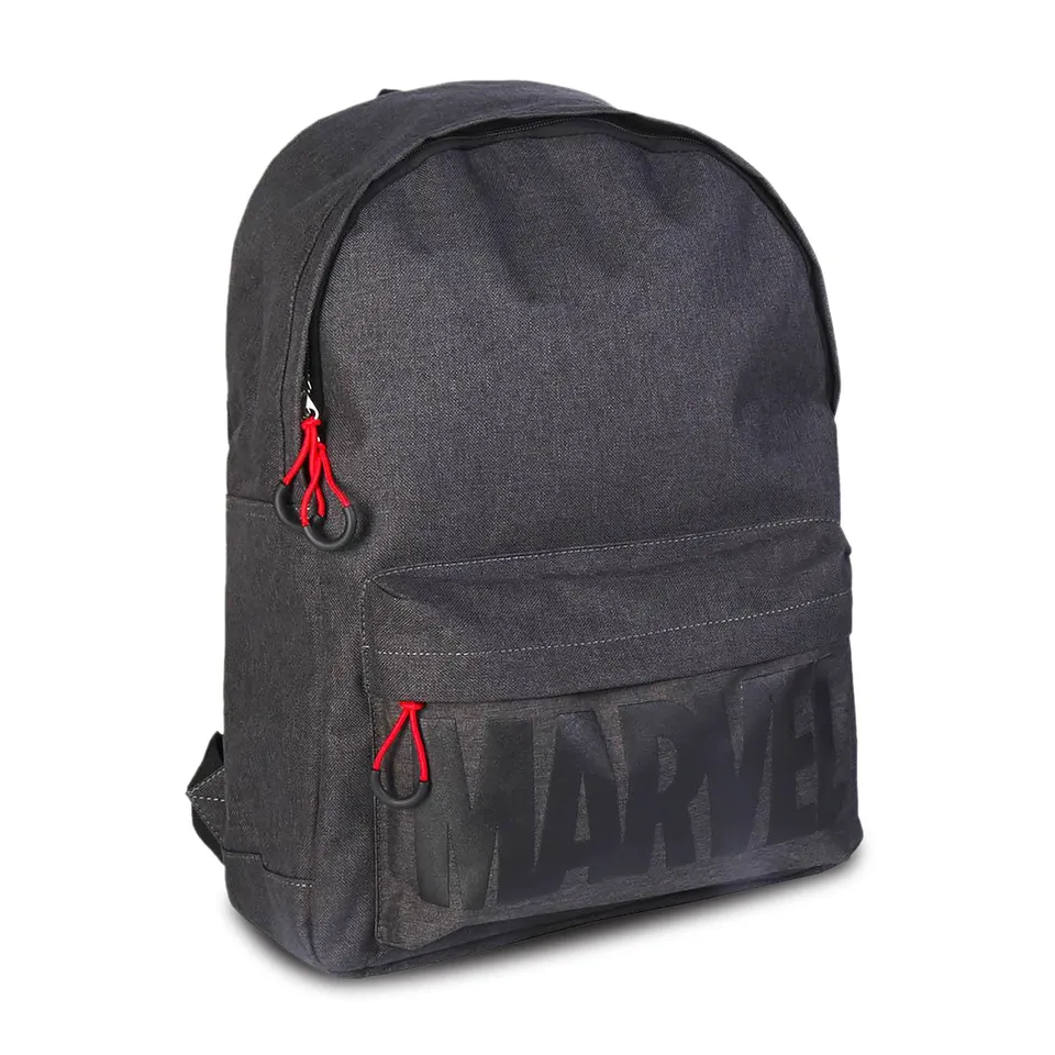 marvel-logo-rucksack-grau-alltagsrucksack-freizeit image 1