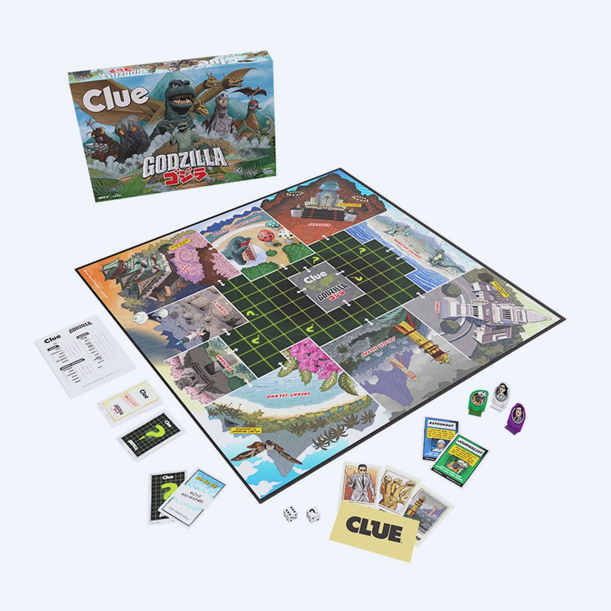 godzilla-clue-brettspiel-standard-2-6-spieler-ab-8-jahren image 2