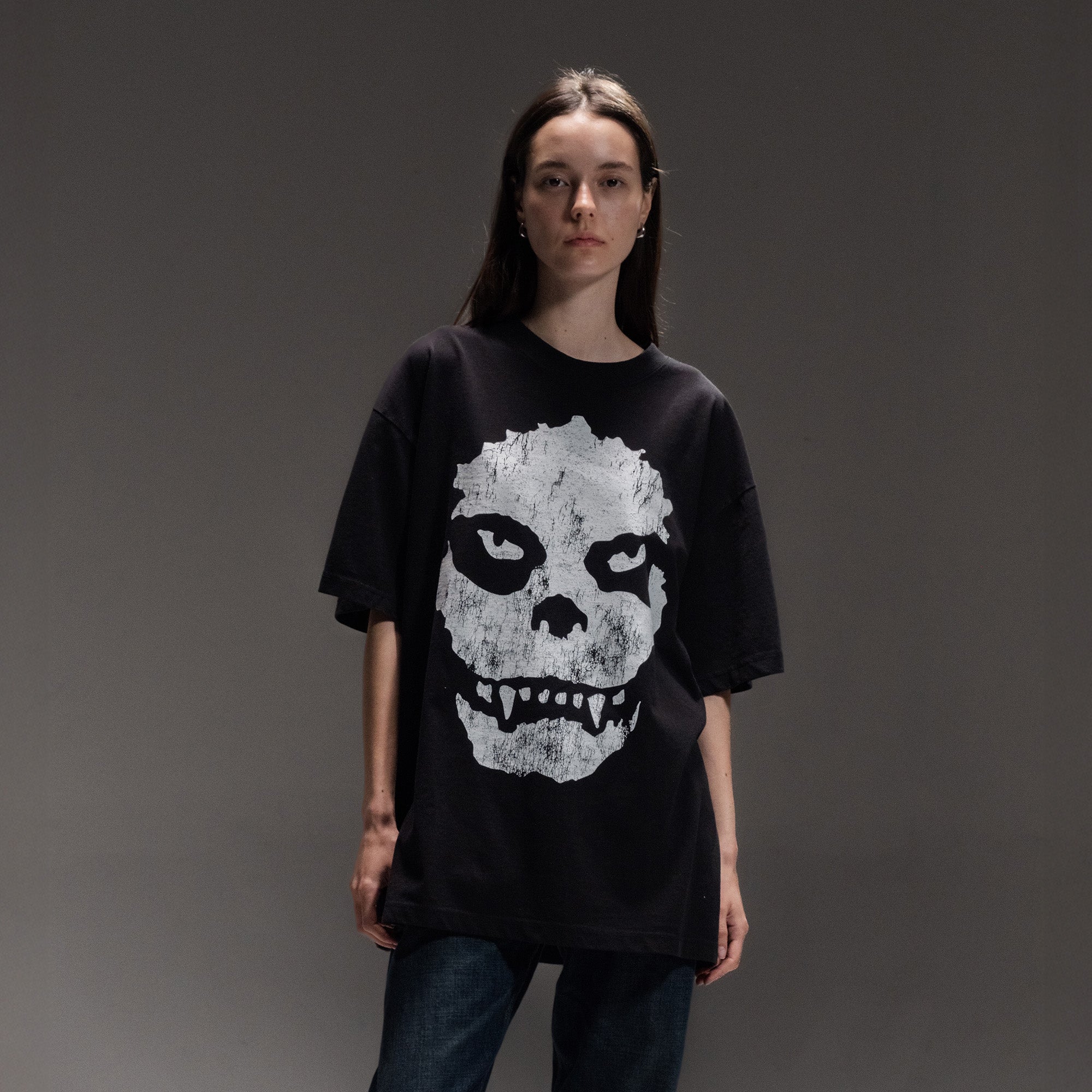 godzilla-x-misfits-fiend-t-shirt-schwarz-oversize-baumwolle image 3