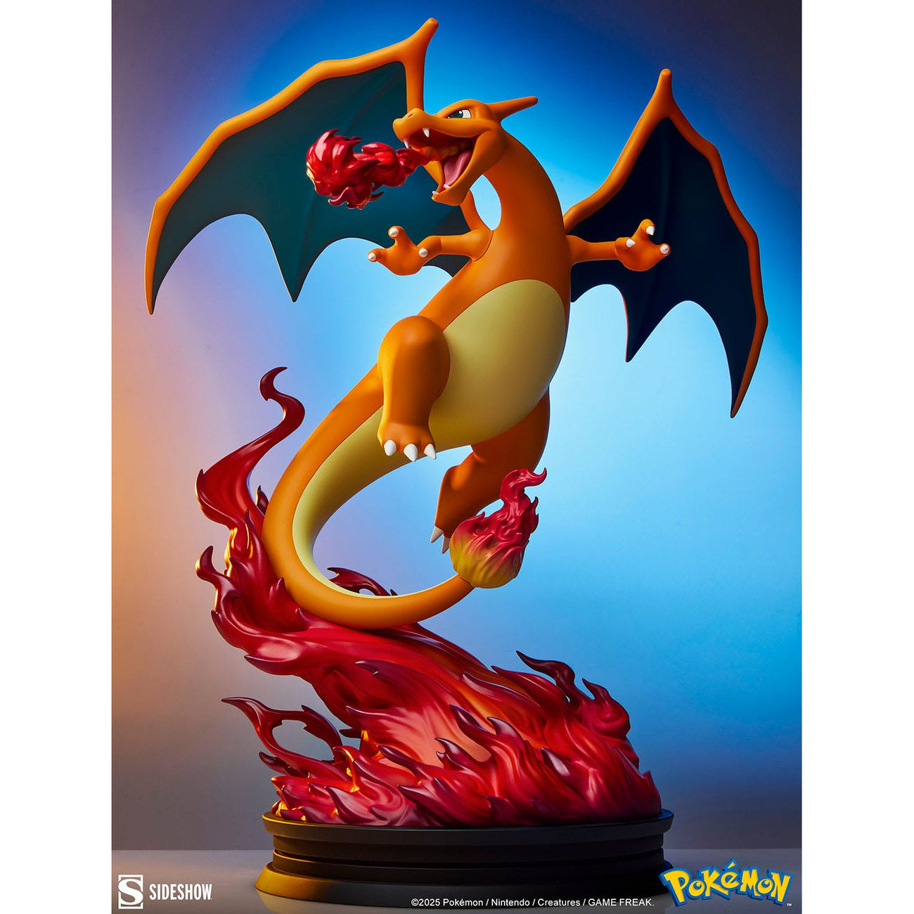 pok-mon-glurak-statue-47-cm-polystone-handbemalt image 6
