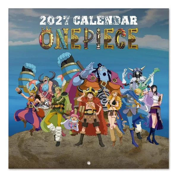 one-piece-wandkalender-2027-30x30-cm-mit-poster image 1
