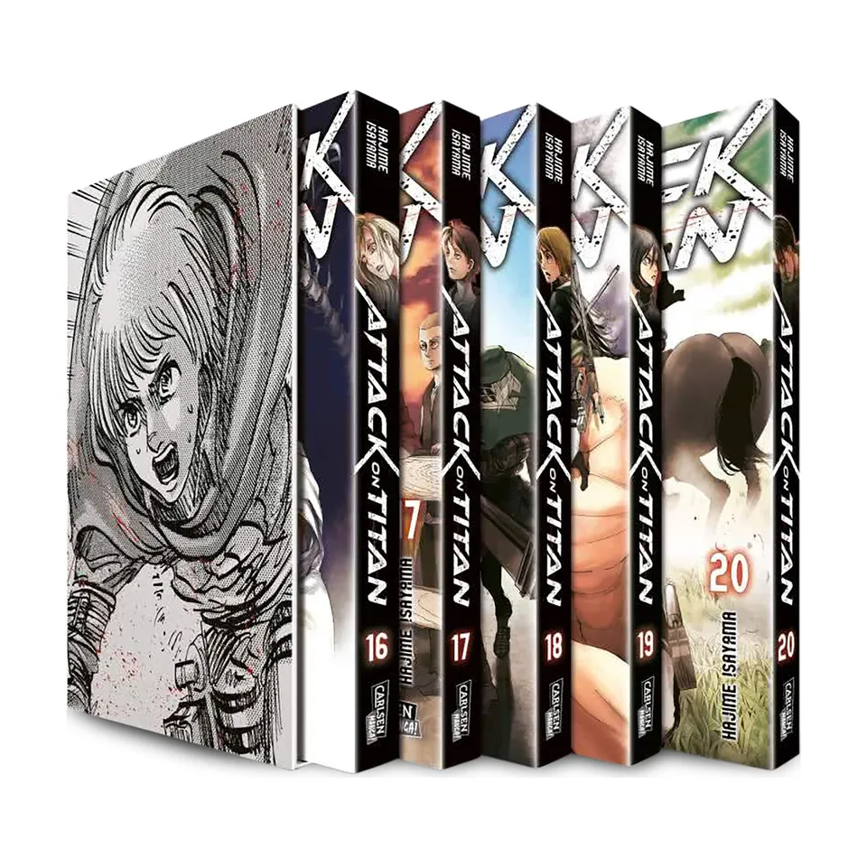 attack-on-titan-sammelschuber-band-16-20-leer image 1
