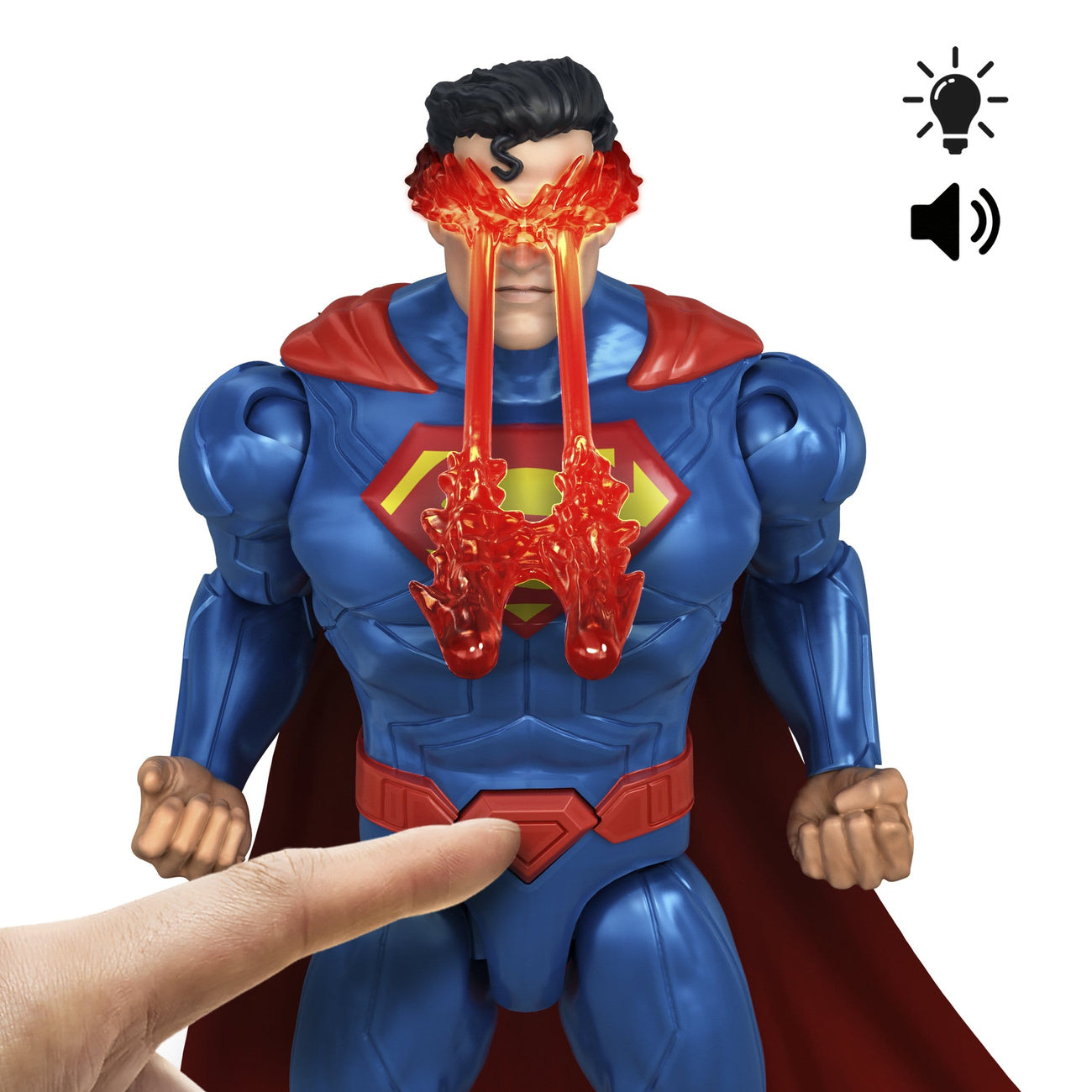 dc-premier-superman-actionfigur-heat-vision-sound-licht image 4