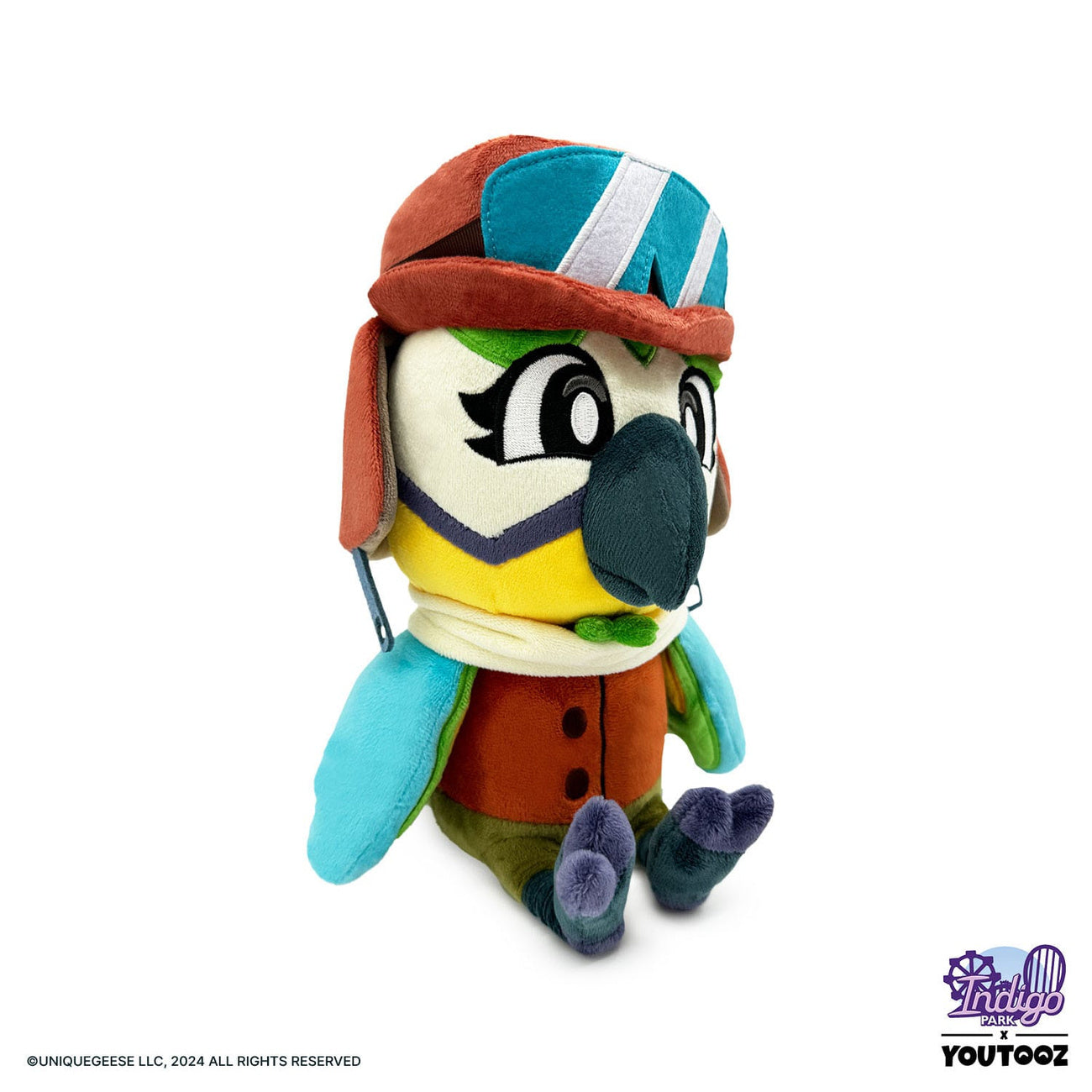 elbenwald-indigo-park-mollie-macaw-pl-schfigur-22-cm image 3
