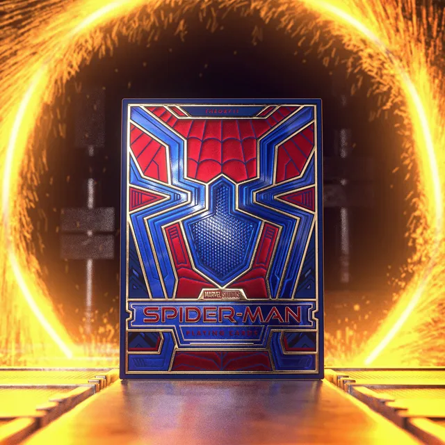 marvel-spider-man-kartenspiel-deluxe-edition-52-karten-metallicbox image 1