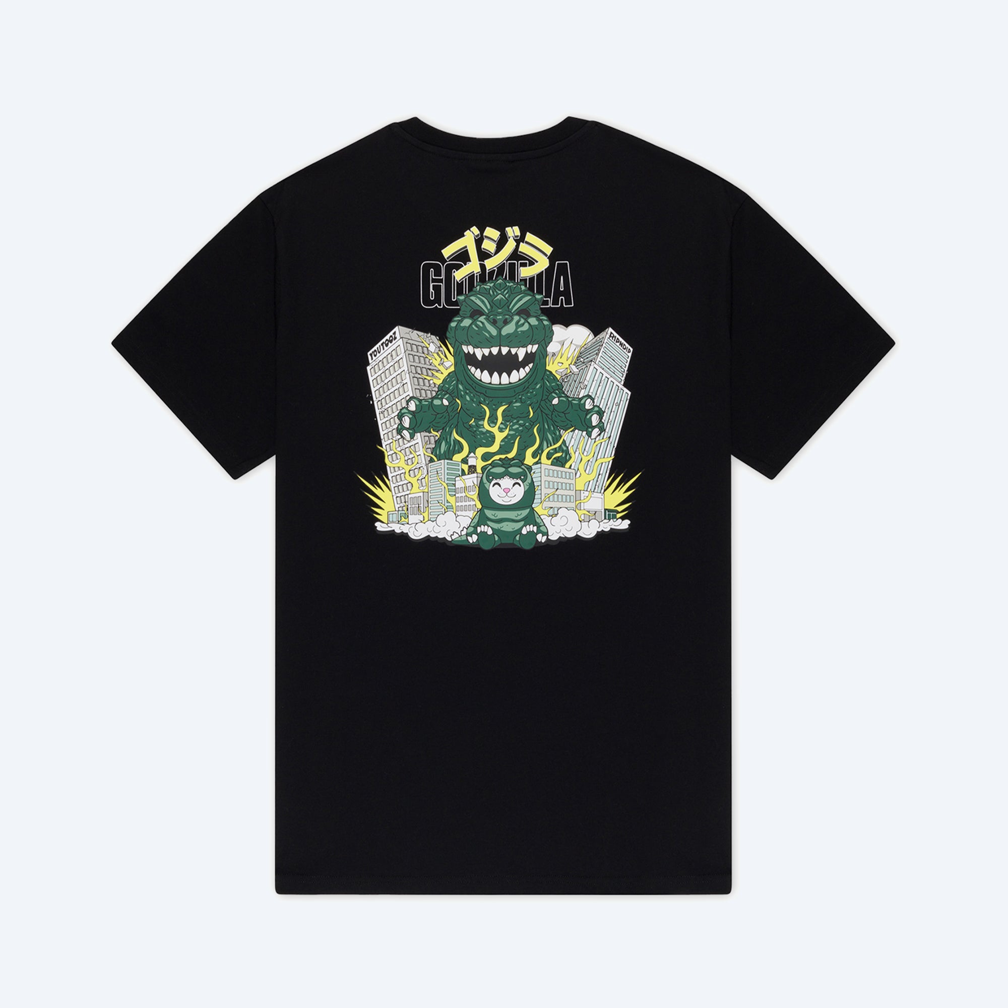 godzilla-apparel-youtooz-x-ripndip-tee-schwarz-nermal image 2