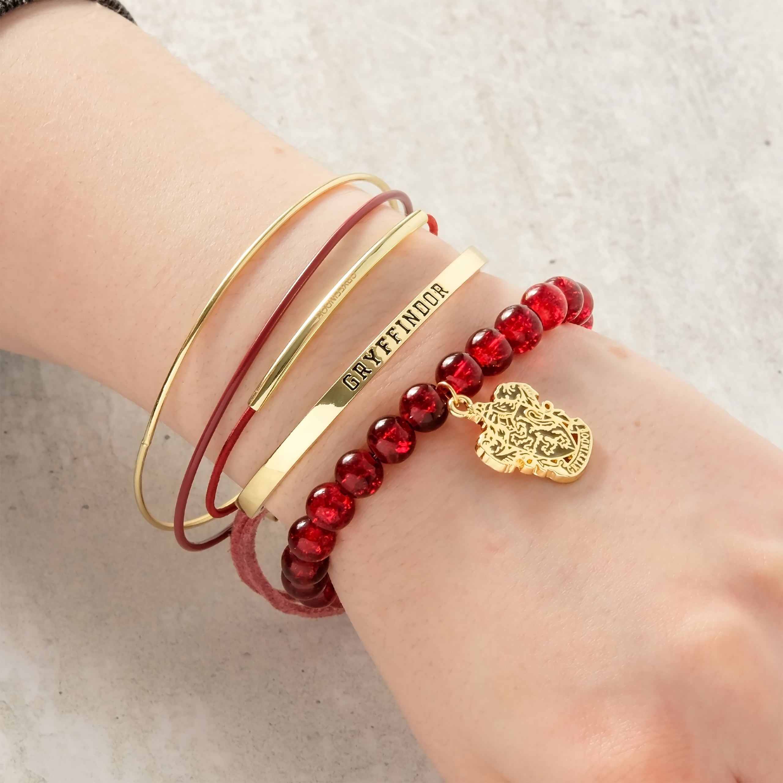 harry-potter-gryffindor-armb-nder-5er-set-l-ngenverstellbar-mit-l-we-und-wappen image 6