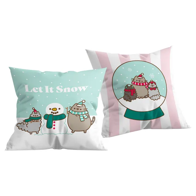 pusheen-let-it-snow-dekokissen-40x40-cm image 1