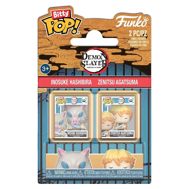 funko-bitty-pop-demon-slayer-figur-2er-pack-inosuke-zenitsu image 1