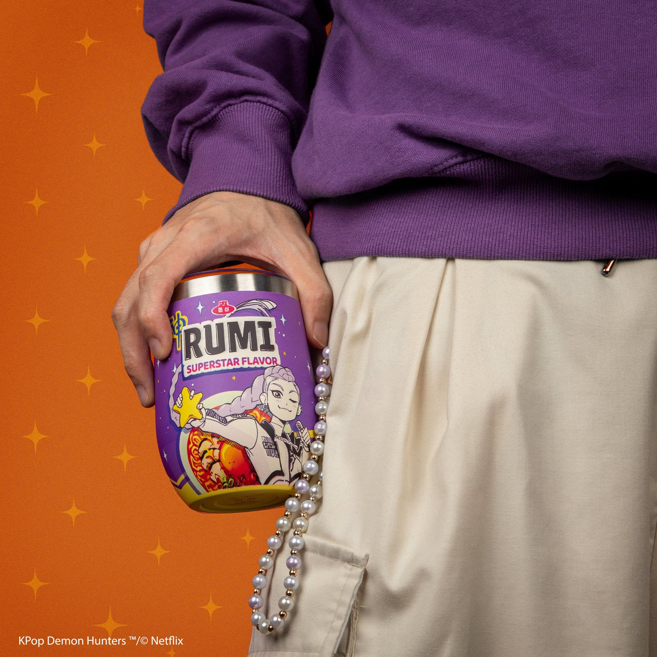 elbenwald-kpop-demon-hunters-reisebecher-rumi-350-ml-edelstahl image 2